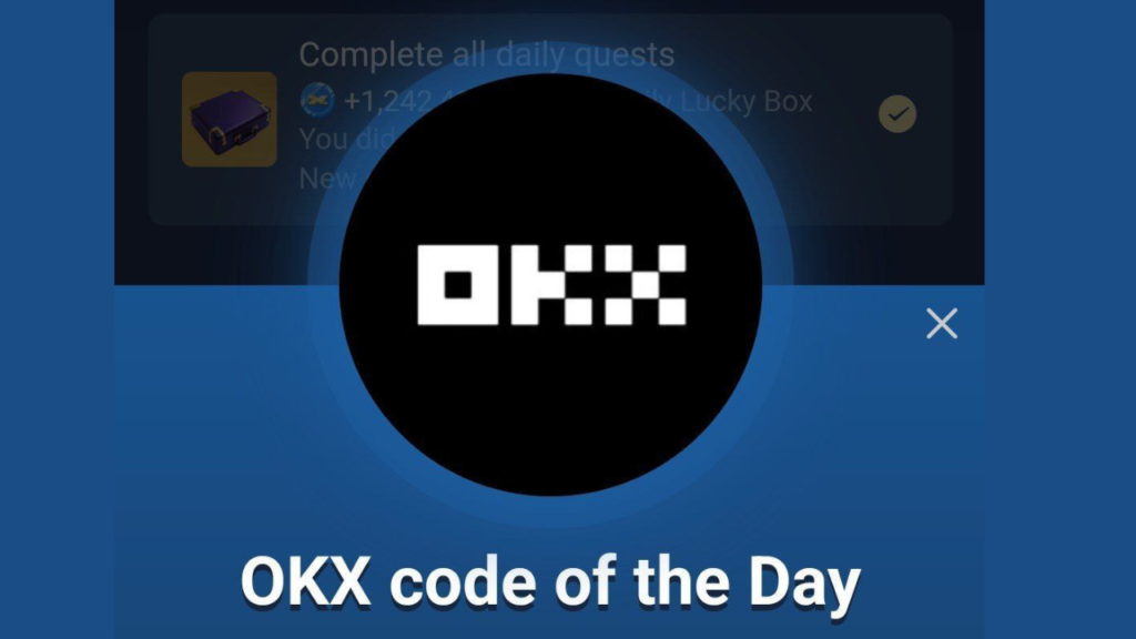 OKX Code of the day 15 October