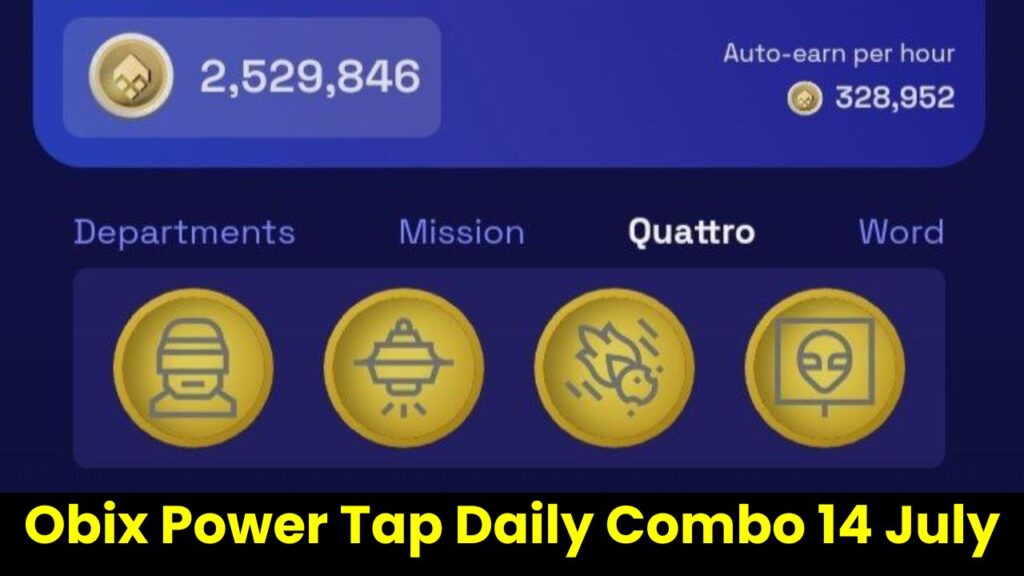 Obix Power Tap Daily Combo 14 July