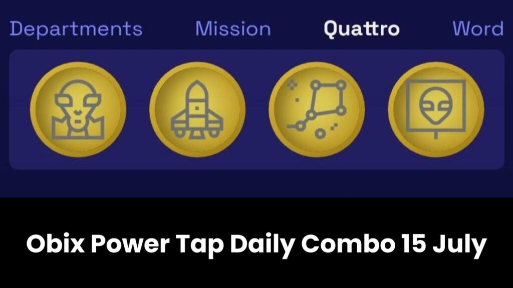 Obix Power Tap Daily Combo 15 July