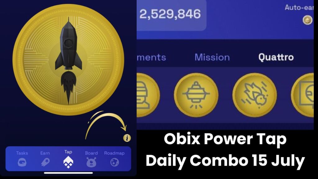 Obix Power Tap Daily Combo 15 July