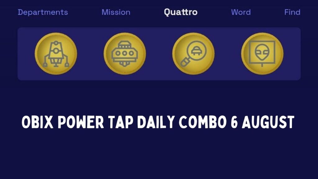 Obix Power Tap Daily Combo 6 August