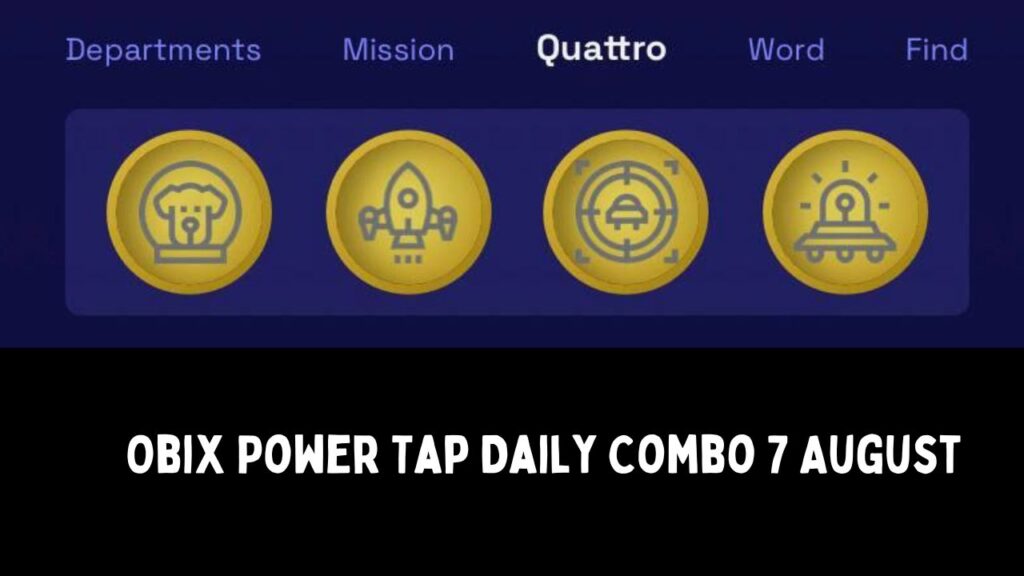 Obix Power Tap Daily Combo 7 August