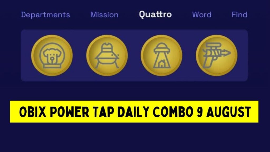 Obix Power Tap Daily Combo 9 August