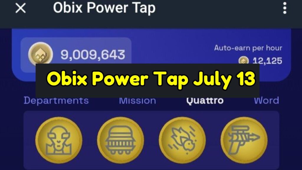 Obix Power Tap July 13