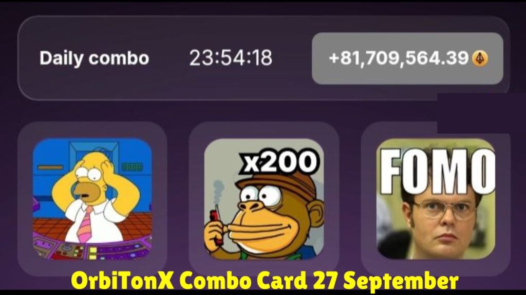 OrbiTonX Combo Card 27 September