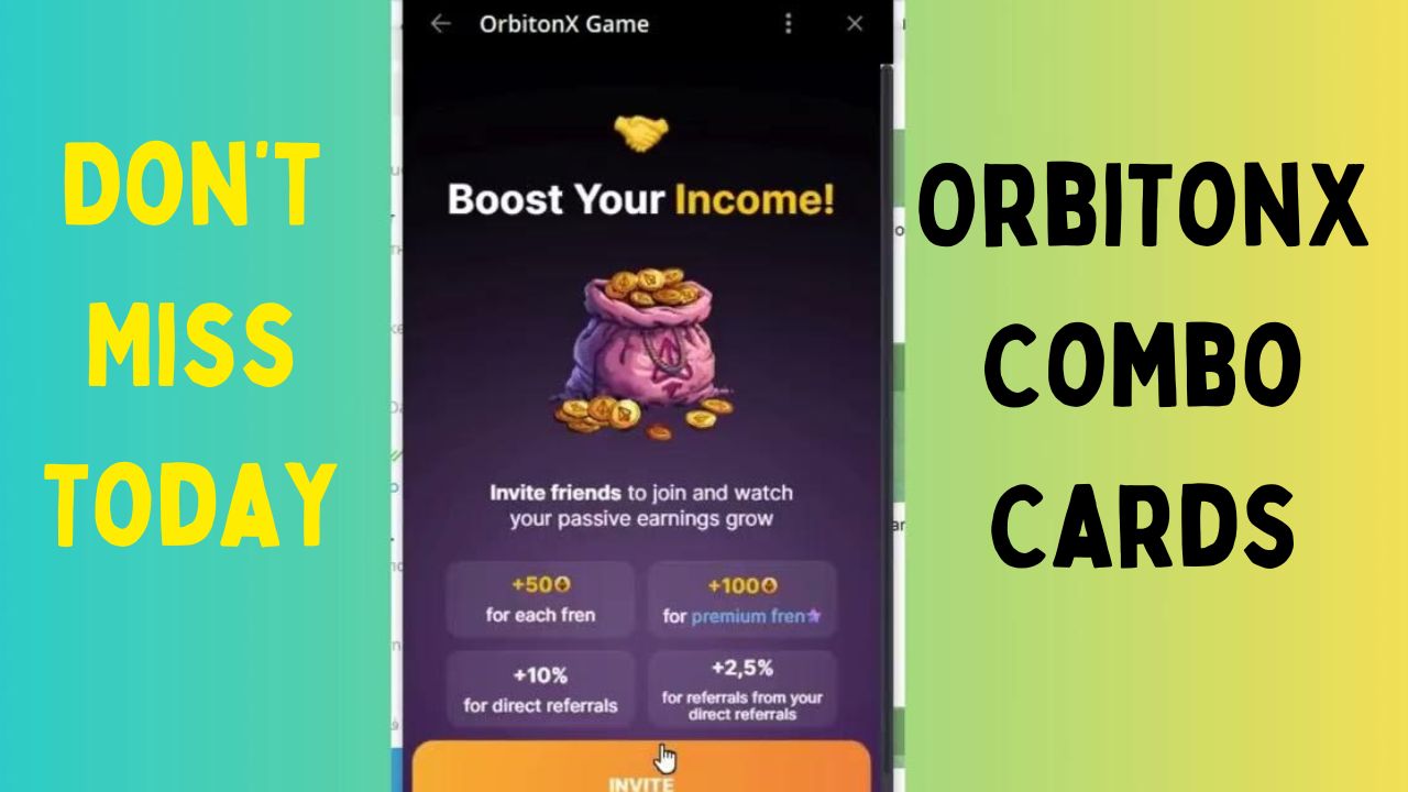 OrbiTonX Daily Combo Cards