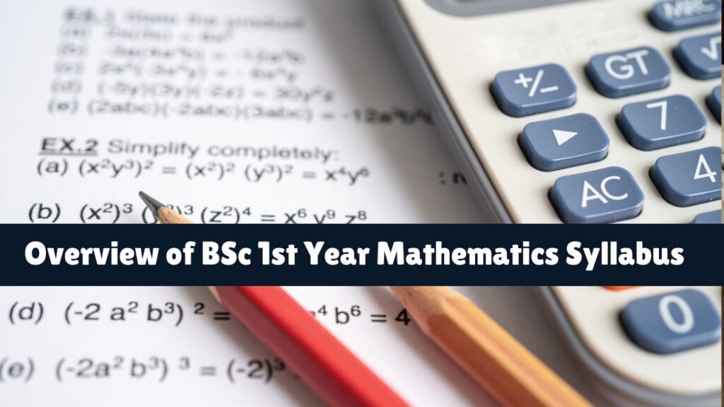 Overview of BSc 1st Year Mathematics Syllabus