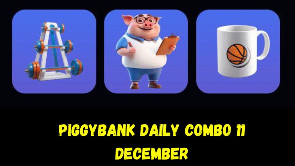 PiggyBank Daily combo 11 December