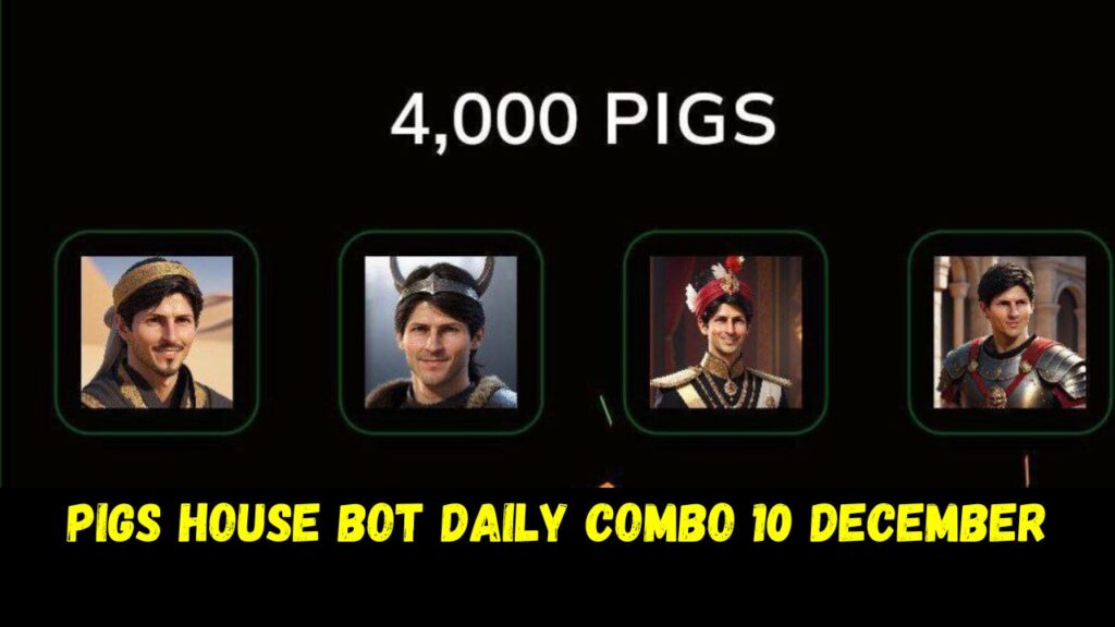 Pigs House Bot Daily Combo 10 December