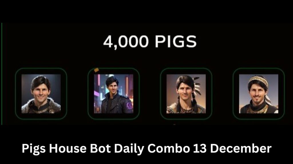 Pigs House Bot Daily Combo 13 December