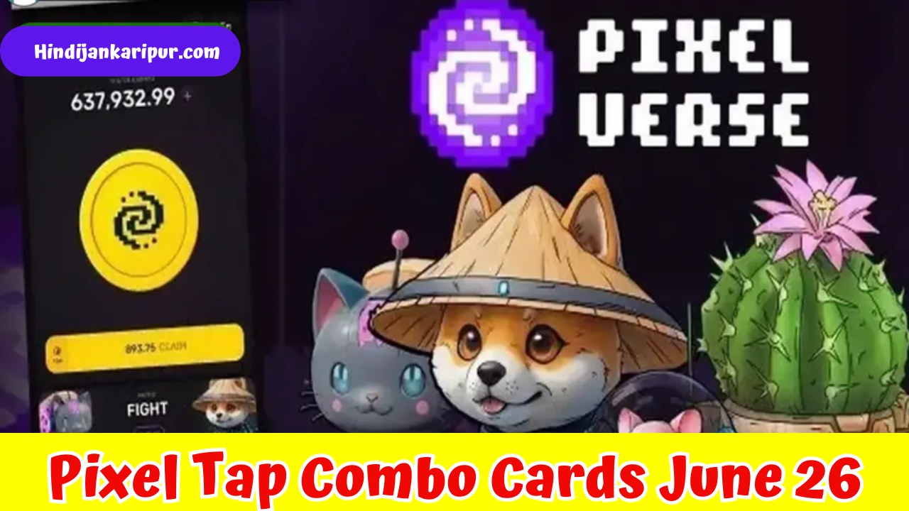 Pixel Tap Combo Cards June 26