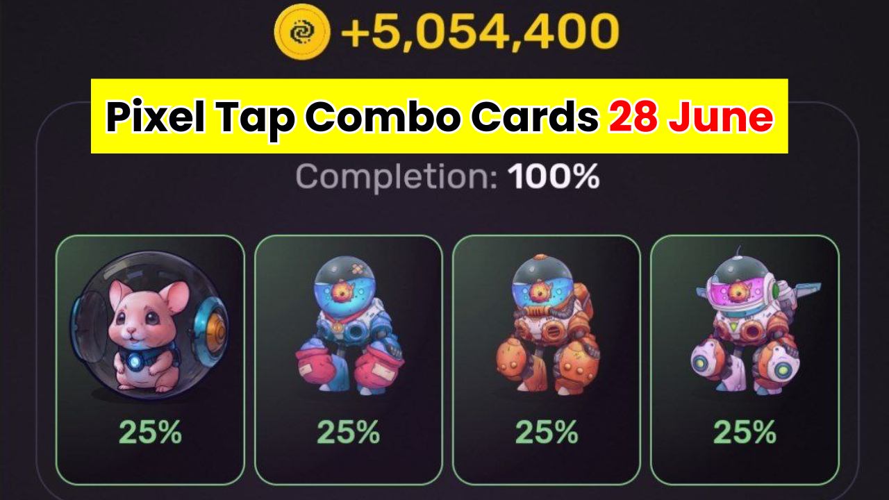 Pixel Tap Combo Cards