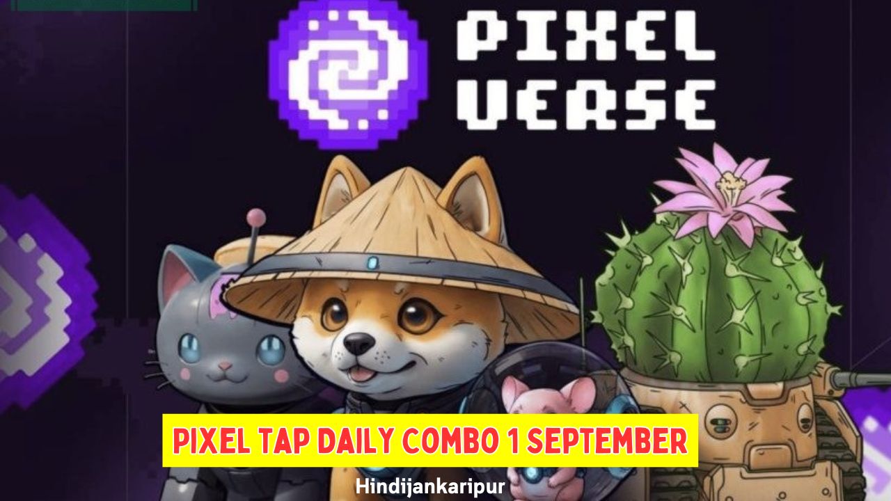 Pixel tap Daily Combo 1 September