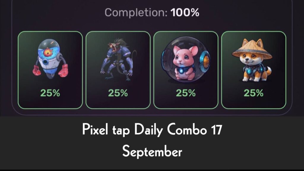 Pixel tap Daily Combo 17 September