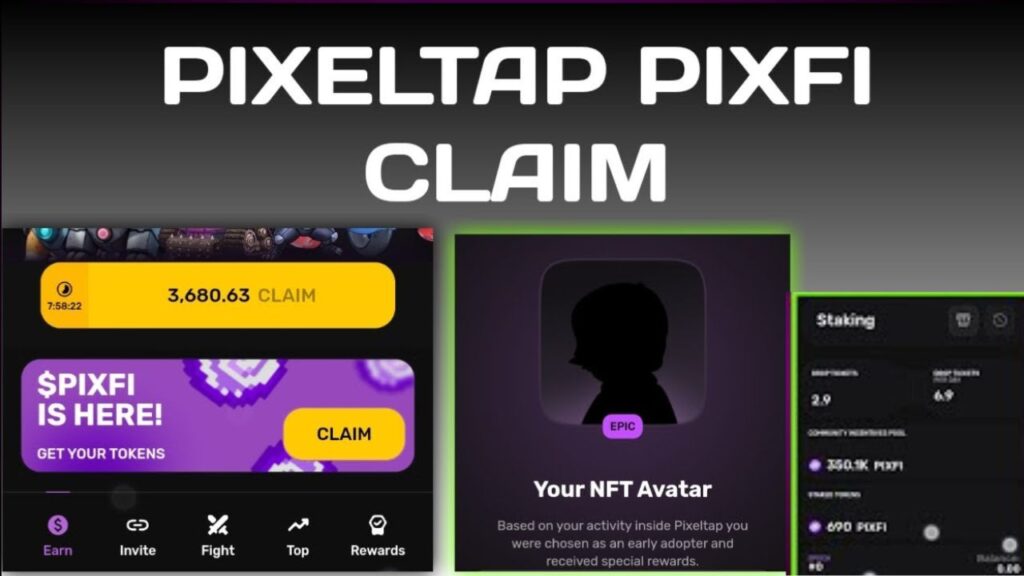 PixelTap PIXFI Claiming Guide