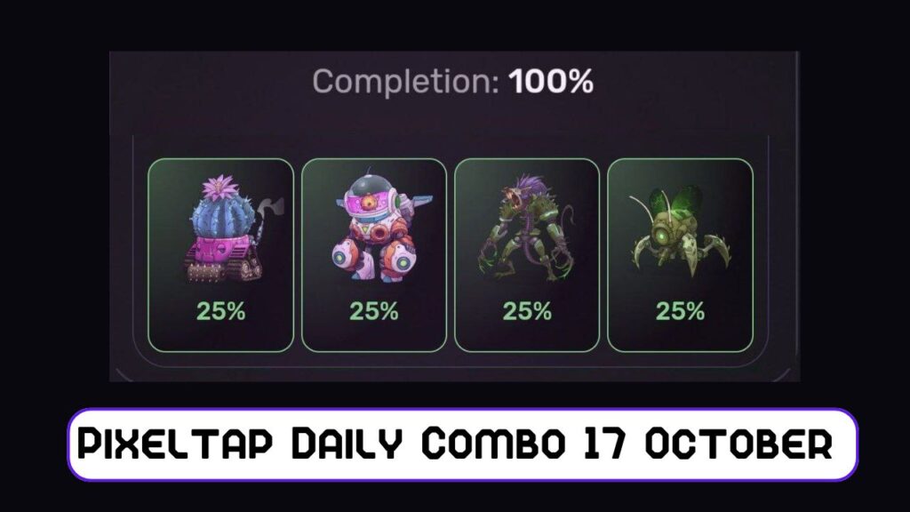 Pixeltap Daily Combo 17 October