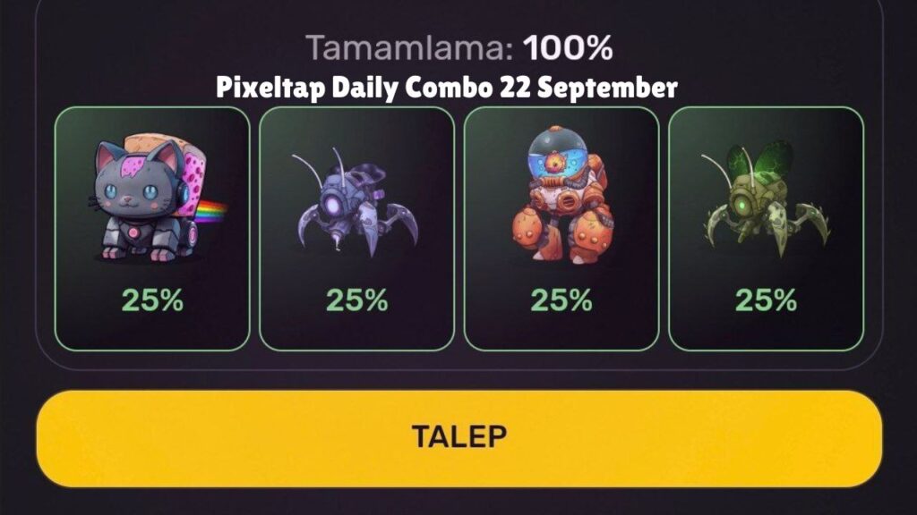 Pixeltap Daily Combo 22 September