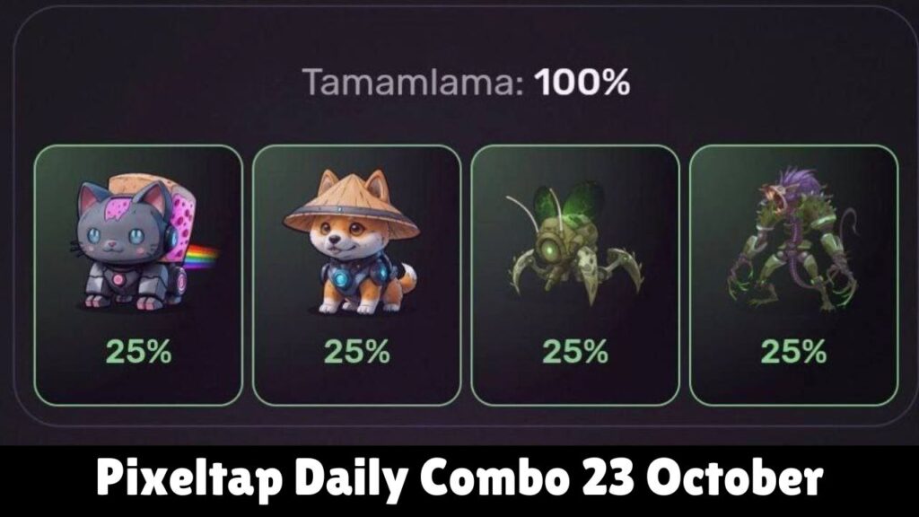 Pixeltap Daily Combo 23 October