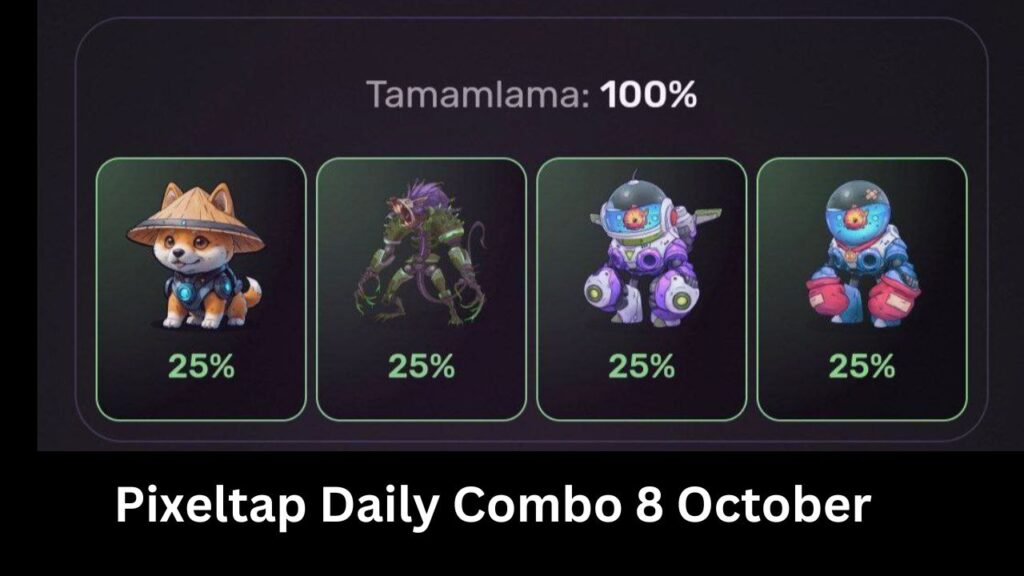 Pixeltap Daily Combo 8 October