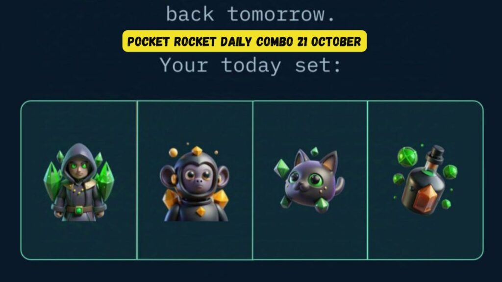 Pocket Rocket Daily Combo 21 October