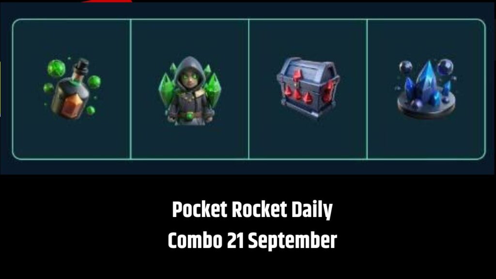 Pocket Rocket Daily Combo 21 September