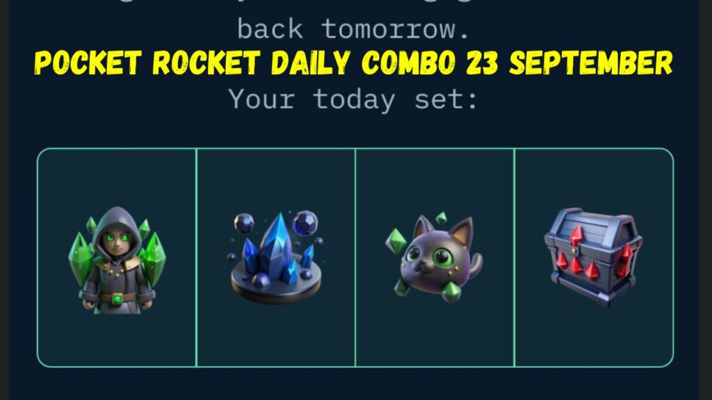 Pocket Rocket Daily Combo 23 September