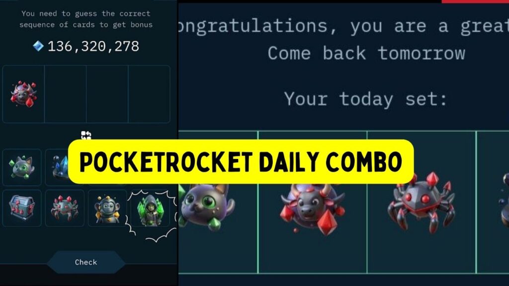 PocketRocket Daily Combo