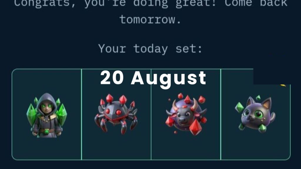 PocketRocket Daily Combo 20 August