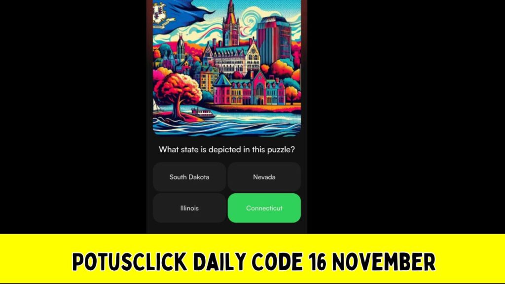 PotusClick Daily Code 16 November