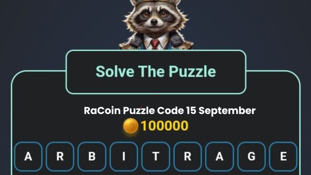 RaCoin Puzzle Code 15 September