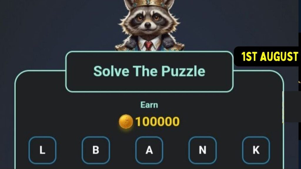 RaCoin Puzzle Code 1st August