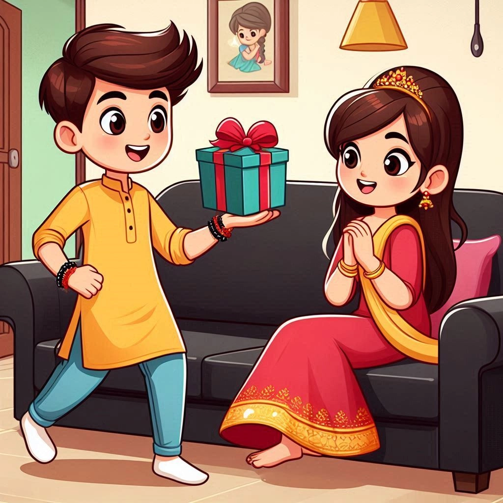 Raksha Bandhan AI Image Creator Prompt 2024