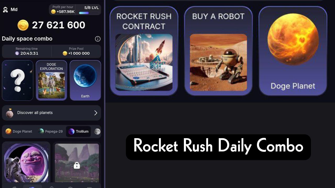 Rocket Rush Daily Combo