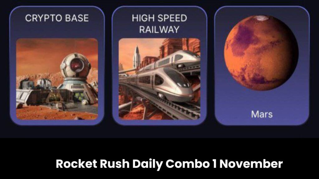 Rocket Rush Daily Combo 1 November