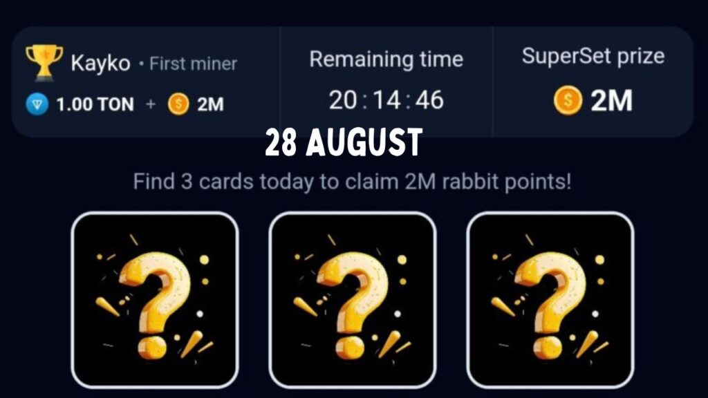  Rocky Rabbit Combo 28 August