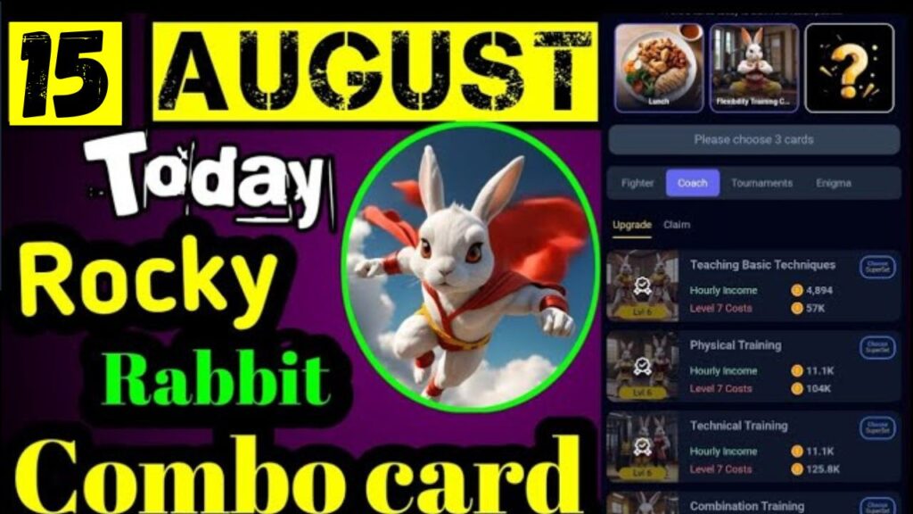 Rocky Rabbit Combo August 15