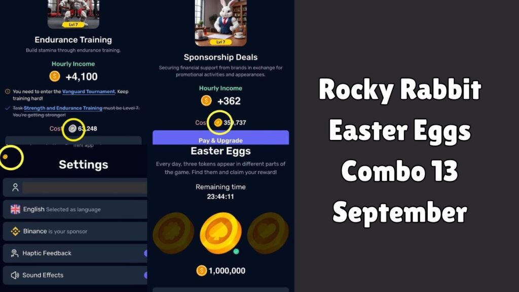 Rocky Rabbit Easter Eggs Combo 13 September