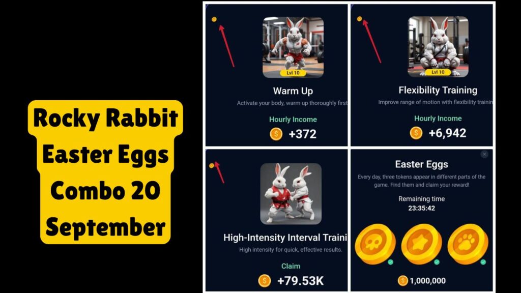 Rocky Rabbit Easter Eggs Combo 20 September