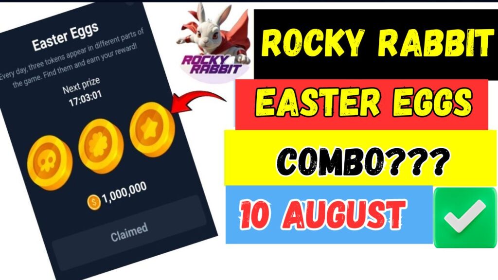 Rocky Rabbit Easter Eggs Combo August 10