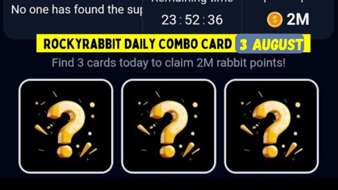 RockyRabbit Daily Combo Card 3 August