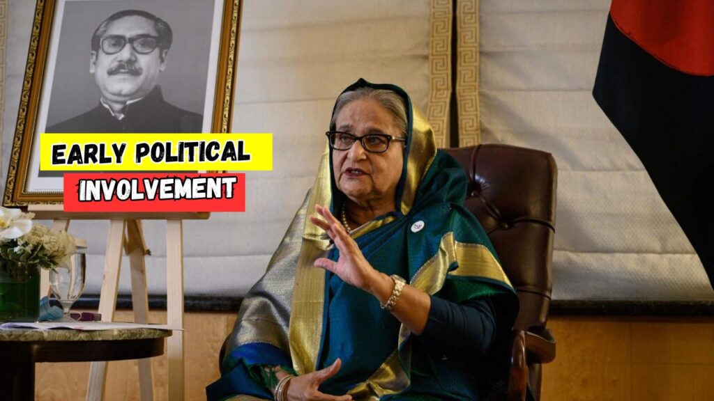  Sheikh Hasina Early Political Involvement