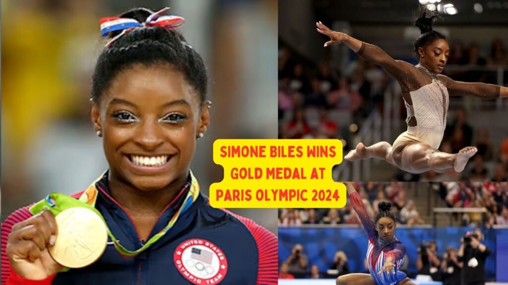 Simone Biles Wins Gold Medal at Paris olympic 2024