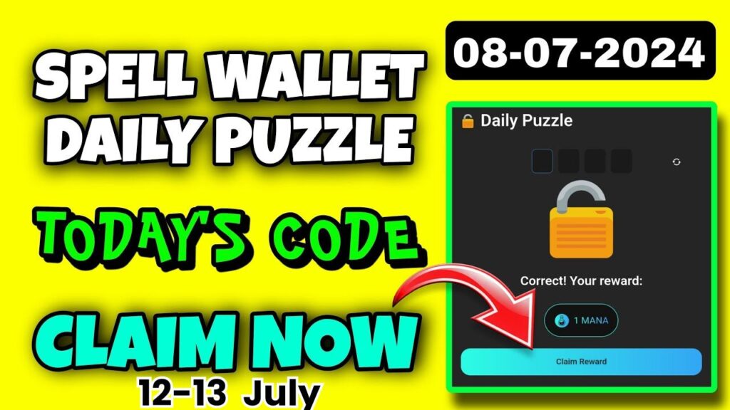 Spell wallet Daily Puzzle 12-13 July Answer