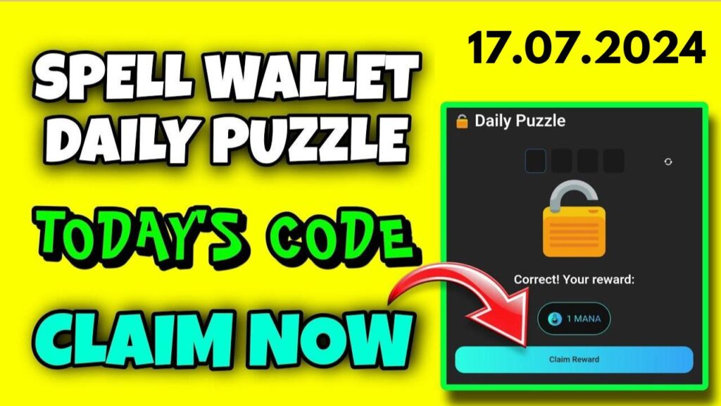 Spell wallet Daily Puzzle 17 July Answer