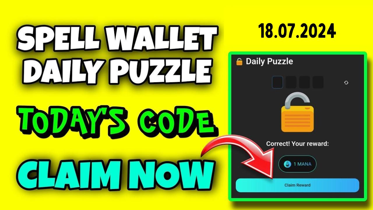 Spell wallet Daily Puzzle 18 July Answer