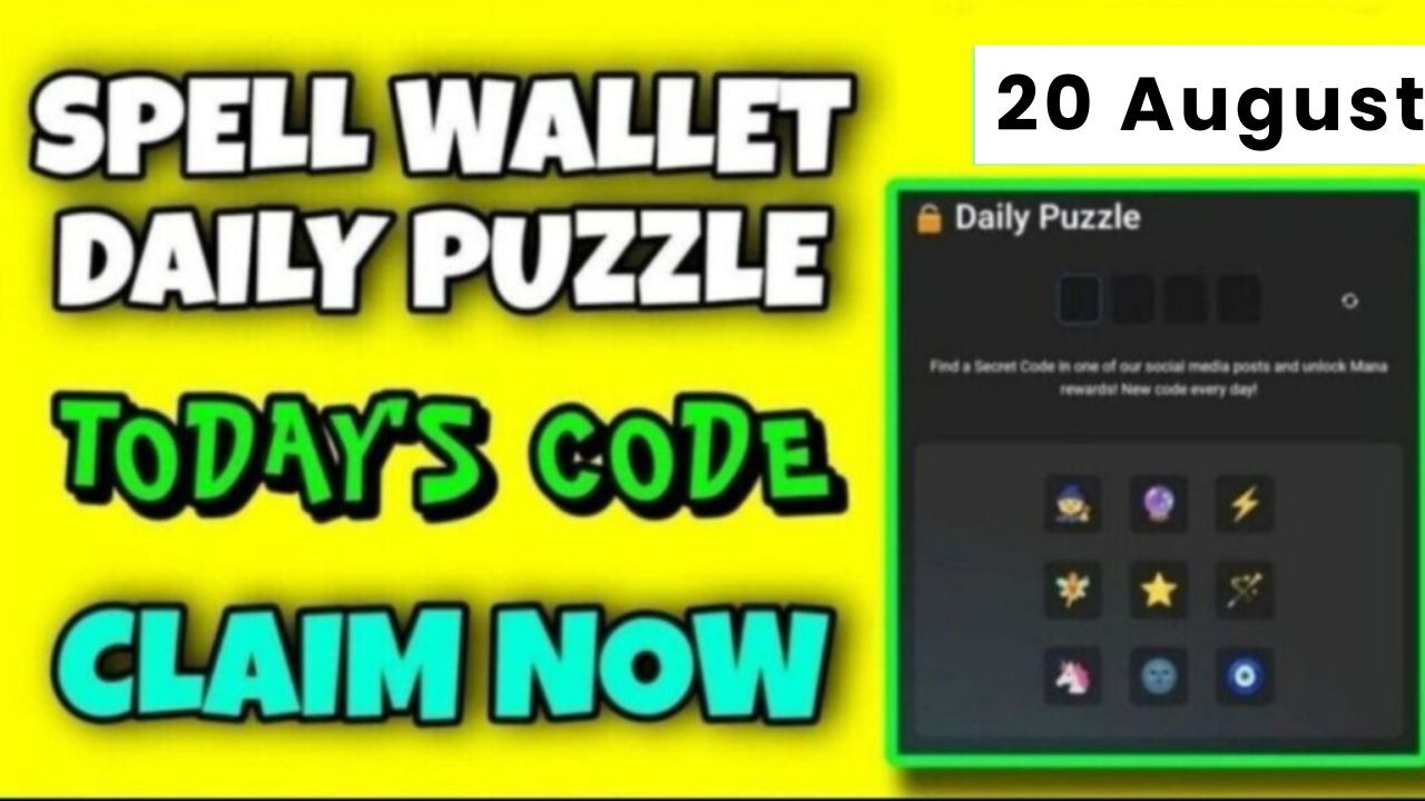 Spell wallet Daily Puzzle 20 August Answer