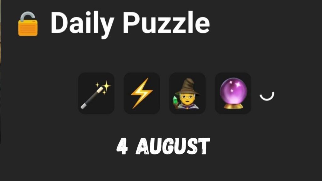 Spell wallet Daily Puzzle 4 August Answer 