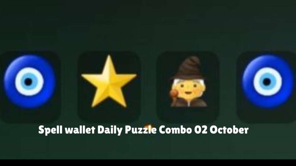 Spell wallet Daily Puzzle Combo 02 October