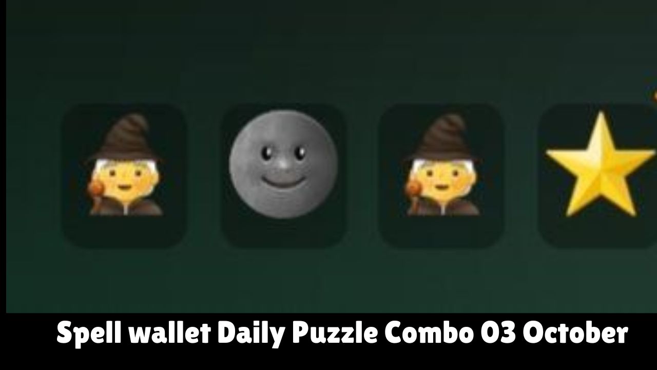 Spell wallet Daily Puzzle Combo 03 October