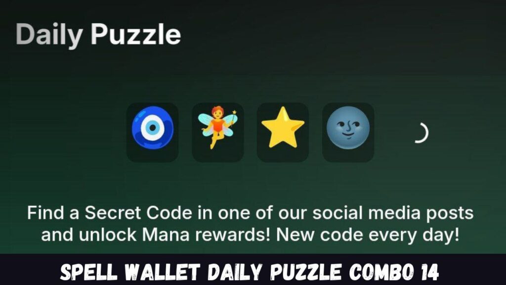 Spell wallet Daily Puzzle Combo 14 October